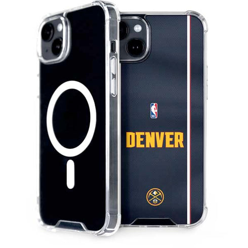NBA Denver Nuggets Jersey iPhone 15 MagSafe Case